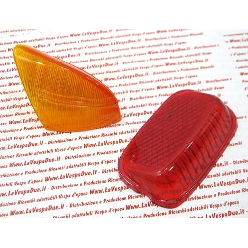 Feu arrière petit format, corps rouge et orange, pour Vespa 150 VBA1T GS 150 VS4T
