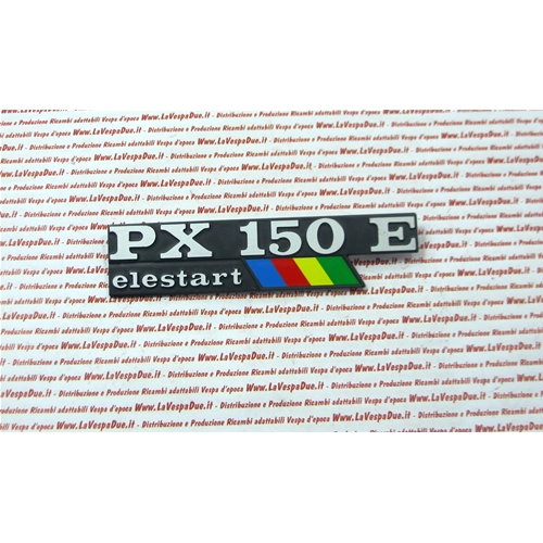 Inscription sur la plaque latérale pour VESPA PX 150 E ELESTART PX150 E ARCOBALENO ELESTART ro 198657