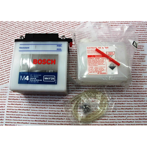 Batería BOSCH YB10L B 12 V 11 AH 90 A YB10L B2 12N10 3B completa con ácido para VESPA 125 150 200 300 250 BEVERLY LIBERTY