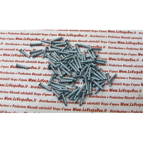 1 Rivetto perno autofilettante fissaggio coperchio serratura VESPA 50 90 125 150 200 SPECIAL PX PE SPRINT SUPER RALLY APE TM P 50 Coperchio serratura bloccasterzo ribattino automaschiante r.o. 174629