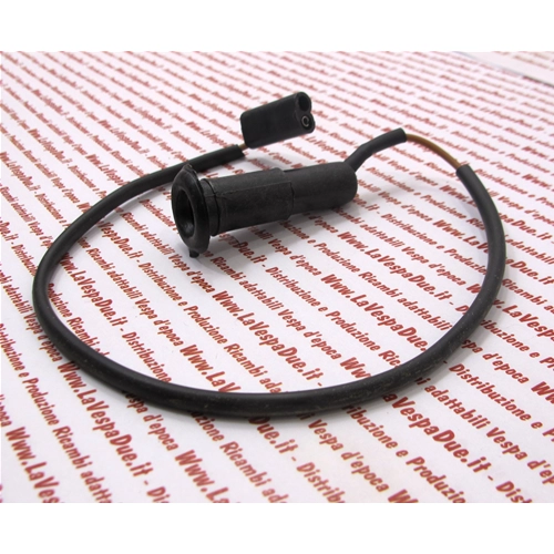 Cavetto di contatto lungo cm 30 completo di boccola frecce indicatori di direzione lampeggiatori per cofano VESPA PX 80 125 150 200 PE ARCOBALENO r.o. 194004
