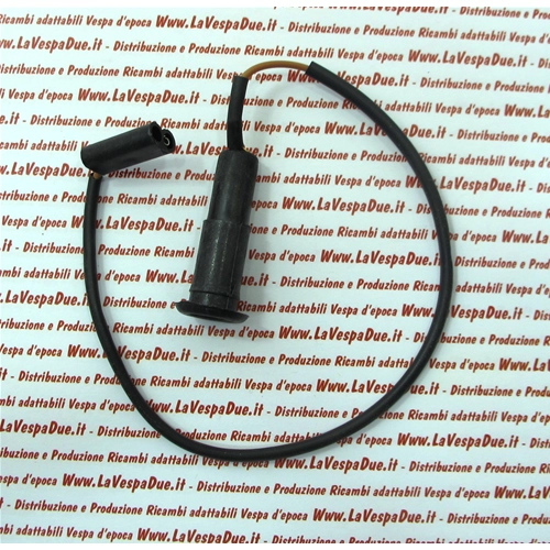 Cavetto di contatto lungo cm 30 completo di boccola frecce indicatori di direzione lampeggiatori per cofano VESPA PX 80 125 150 200 PE ARCOBALENO r.o. 194004