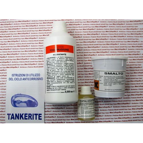 Original Tankerite 250g für kleine Benzintanks bis 10 Liter, Korrosionsschutzbehandlung für VESPA APE LAMBRETTA