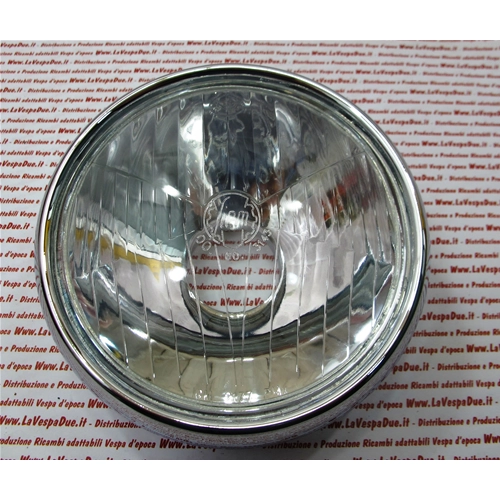 SIEM headlight optical group Ø 115 mm for VESPA 150 VB1T 150 GS VS1T VS2T VS3T VS4T GS complete with frame and lamp holder ro 025793