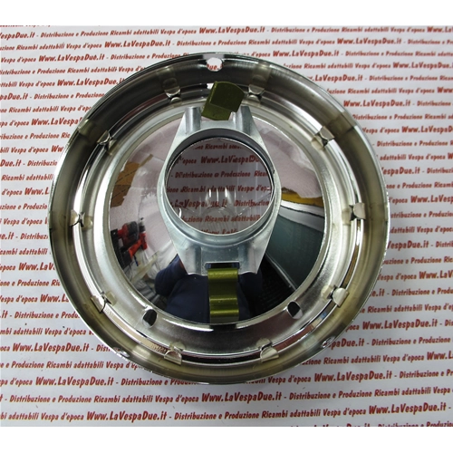 SIEM headlight optical group Ø 115 mm for VESPA 150 VB1T 150 GS VS1T VS2T VS3T VS4T GS complete with frame and lamp holder ro 025793