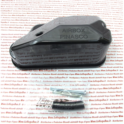 Tapa del filtro AIRBOX PINASCO 25070130 aumentada en un 120% para VESPA 125 150 200 VNB5 RALLY PX PE ARCOBALENO T5 COSA PARA MODELOS CON MEZCLADOR AUTOMÁTICO