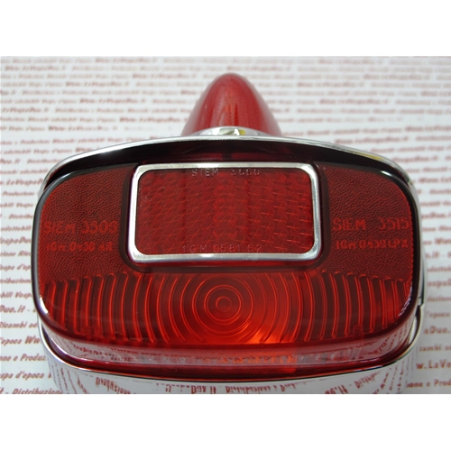 SIEM chrome rear light for VESPA 125 150 160 GS GL VNA VNB VBB ro 089442 089195 181728 complete with gasket