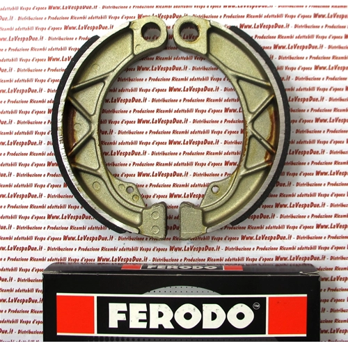 FERODO Bremsbacken für Vorder- oder Hinterachse für LAMBRETTA 125 DL, 150 DL, 200 DL