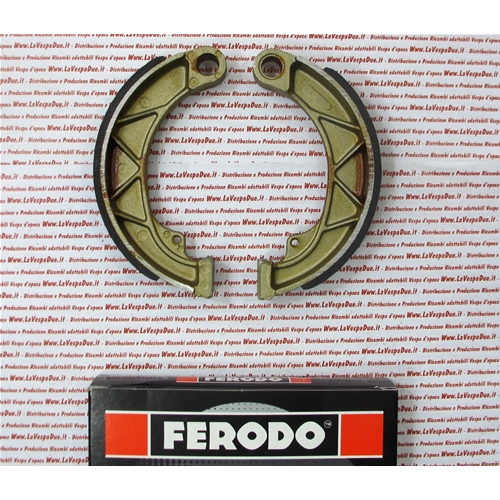 NEWFREN front or rear brake shoes for LAMBRETTA 125 150 200 LI SX 175 TV 2nd series ro 15044040