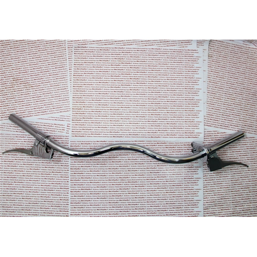 Manillar cromado completo con controles y palancas de 3 velocidades para VESPA 125 V30T a V33T VU1T Utility APE AB1T AB2T