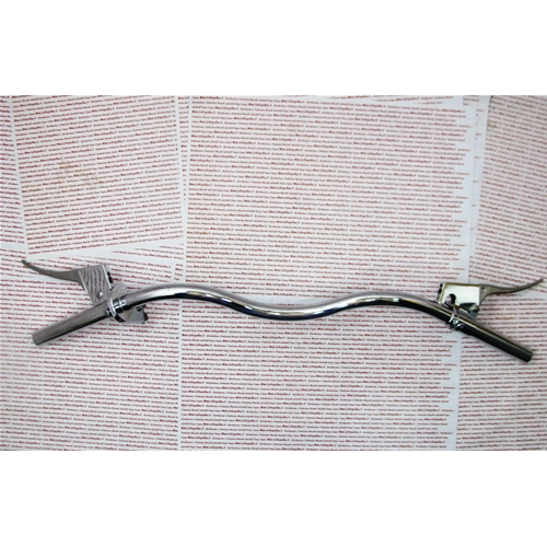 Manillar cromado completo con controles y palancas de 3 velocidades para VESPA 125 V30T a V33T VU1T Utility APE AB1T AB2T