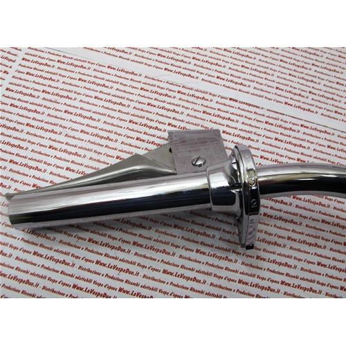 Manillar cromado completo con controles y palancas de 3 velocidades para VESPA 125 V30T a V33T VU1T Utility APE AB1T AB2T
