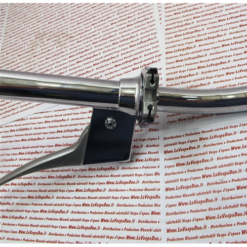 Manillar cromado completo con controles y palancas de 3 velocidades para VESPA 125 V30T a V33T VU1T Utility APE AB1T AB2T