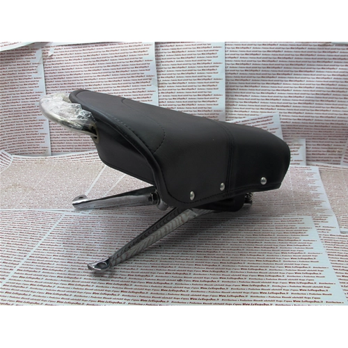 Estructura del asiento delantero completa con asa y cubierta negra para VESPA 150 VL2T VL3T VB1T de 1956 a 1959.