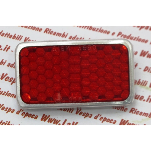SIEM Rückstrahler für VESPA 125 150 180 VNB6T VNC1 VBC1 VLB1 SPRINT SS SUPER SPORT Rücklicht