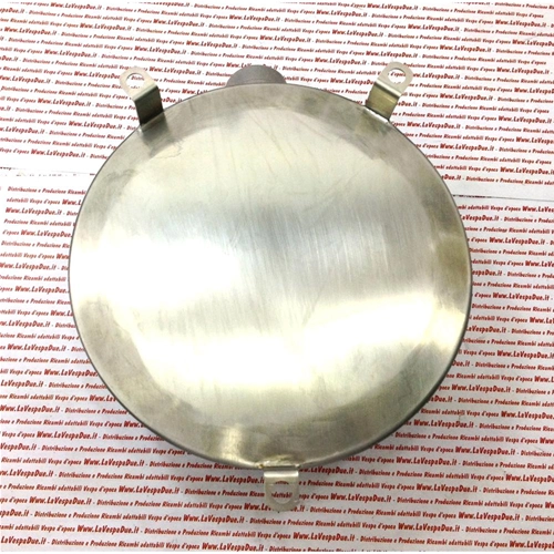 Depósito de gasolina adicional de acero inoxidable de 1,5 litros para colocar en la rueda de repuesto de 10" del escudo, adaptable a todas las VESPA.