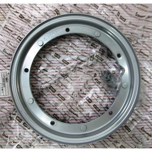 Cerchio ruota Originale Piaggio 3.00 3.50 10 VESPA SPECIAL PK S HP FL V 125 TS GT R PE PX ARCOBALENO SPRINT APE 50 125 200 r.o. 084631 0846315 5800010