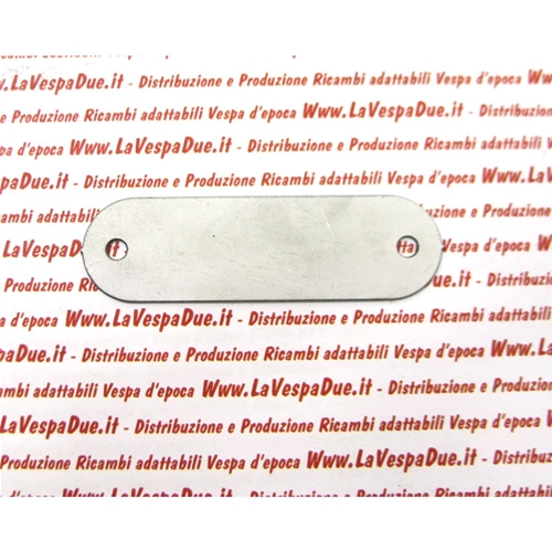 Plaque « PRODUCTION CONTINENTALE DE SELLES AQUILA » pour housse de selle VESPA 98