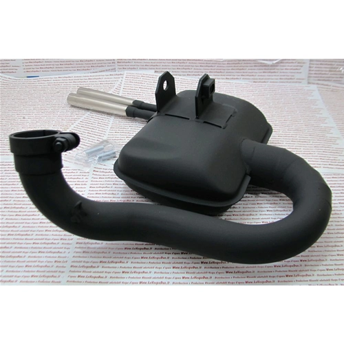SIP ROAD 2.0 Expansionsschalldämpfer für VESPA PX 200 PE RALLY COSA mit doppeltem Chromauspuff