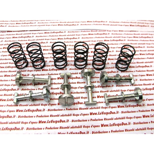 Kit complet de ressorts et de fixations pour panneaux latéraux PIAGGIO 50 SI SI FL BRAVO ro 185818 122957