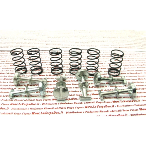 Kit complet de ressorts et de fixations pour panneaux latéraux PIAGGIO 50 SI SI FL BRAVO ro 185818 122957