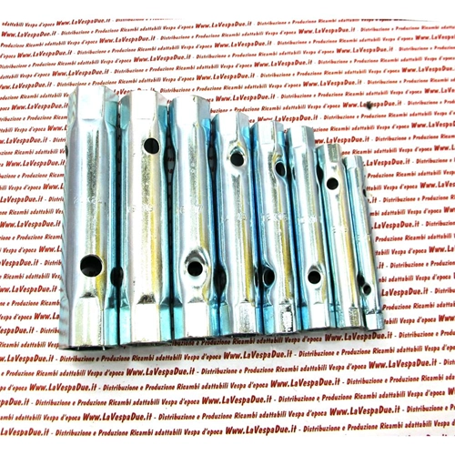 Satz gerader Steckschlüssel, Größen mm 5x7 6x8 10x11 12x13 14x15 16x17 18x19 20x22 für VESPA