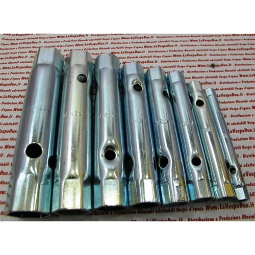 Satz gerader Steckschlüssel, Größen mm 5x7 6x8 10x11 12x13 14x15 16x17 18x19 20x22 für VESPA
