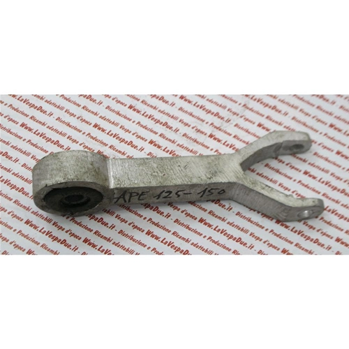 Aluminum engine mount arm for APE 125 A1T A11T A12T A15T from 1947 to 1952, handcrafted in Italy.