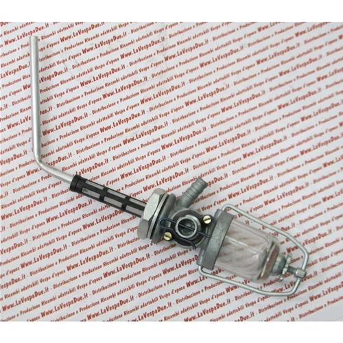 Grifo de combustible con vaso de cristal para VESPA desde 1958 VNA VNB VBA VBB GL SPRINT SUPER GT GTR 125 150 160 180 200