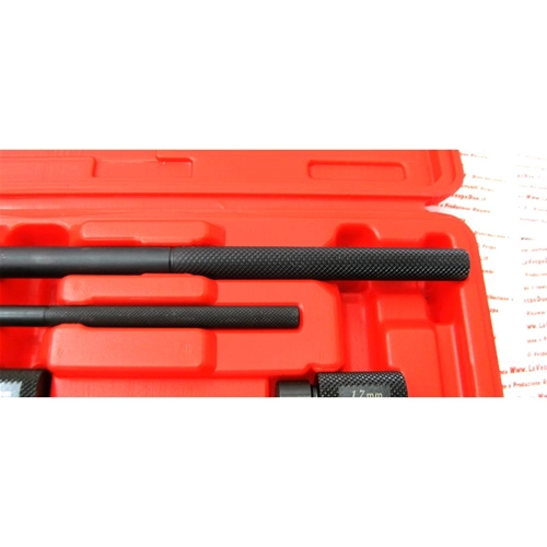 Wheel bearing assembly and disassembly tool for VESPA APE LAMBRETTA 50 80 90 125 150 160 180 200 set with 6 bushings of mm 10 12 15 17 20 25