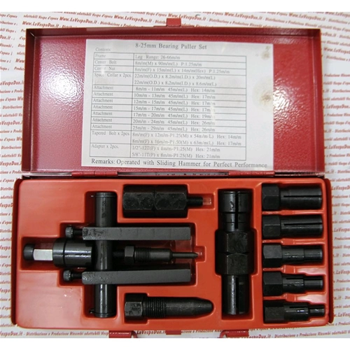 Kit d'outils extracteurs de roulements pour VESPA APE LAMBRETTA 50 80 90 125 150 160 180 200