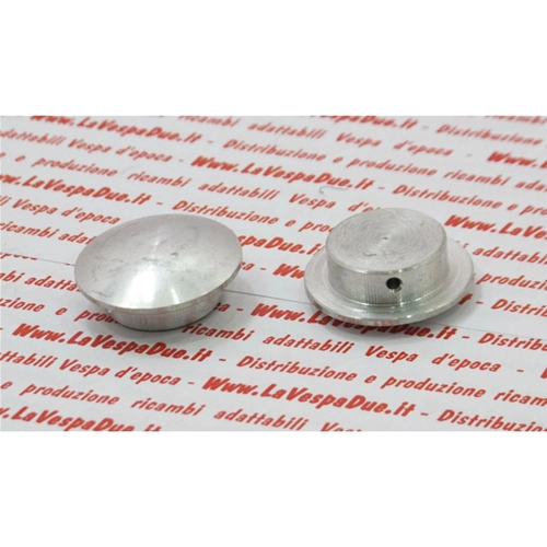 1 Tappo chiudi foro manopole VESPA 98 125 dal telaio V1T al V15T APE 125 cambio a bacchetta manubrio manopola in alluminio 1 pezzo
