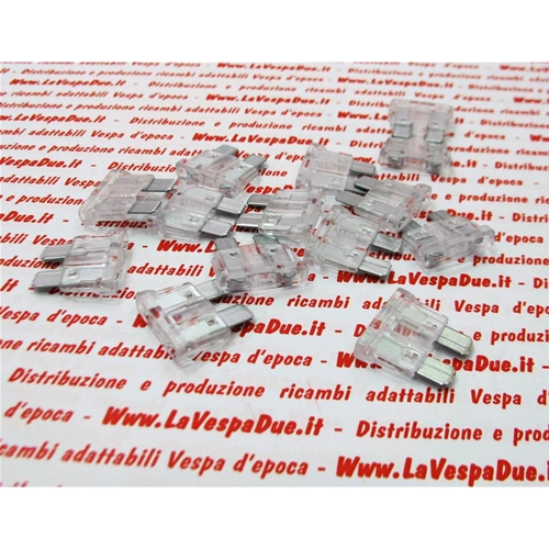 25 Amp Clear Blade Fuse for VESPA APE LAMBRETTA FIAT 1 pcs