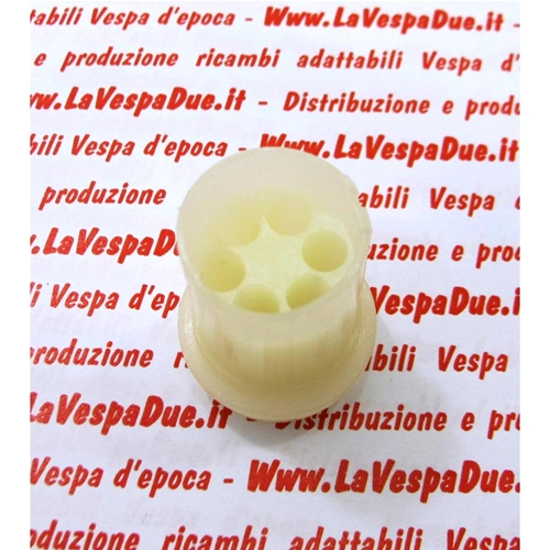 Connecteur femelle rond à 6 trous et connecteurs mâles ronds Faston pour prise de contact VESPA APE LAMBRETTA CIAO SI BRAVO BOXER pour systèmes électriques, prises et interrupteurs, applications diverses