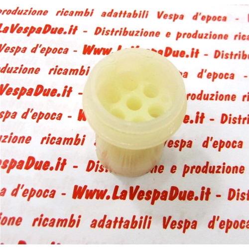 Connecteur femelle rond à 6 trous et connecteurs mâles ronds Faston pour prise de contact VESPA APE LAMBRETTA CIAO SI BRAVO BOXER pour systèmes électriques, prises et interrupteurs, applications diverses