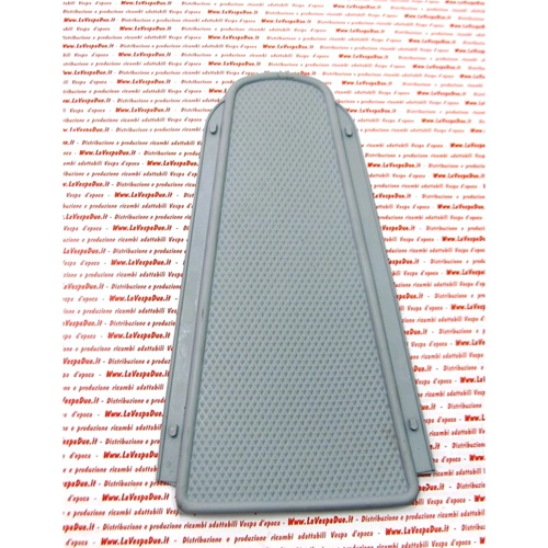 Alfombrilla de goma blanda, gris, para el reposapiés central de la VESPA 125 PRIMAVERA ET3
