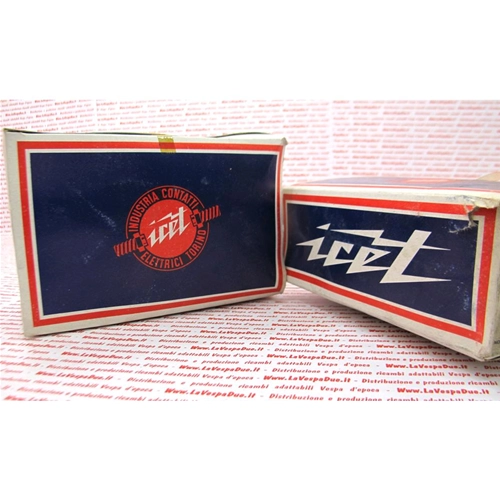 Contacts de disjoncteur ICET d'origine pour Vespa 50 NLR V5A1T V5SS1T SS Super Sprint V5ASS2T Sprinter (1965-1971), référence V5AS1T.
