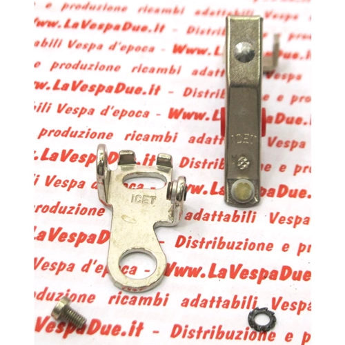 Contatti ruttore ICET originali VESPA 125 PRIMAVERA VMA1T 90 V9A1T 90 SUPER SPRINT V9SS1T 150 SUPER 180 SS APE 50 250 r.o. 129435 fondo di magazzino