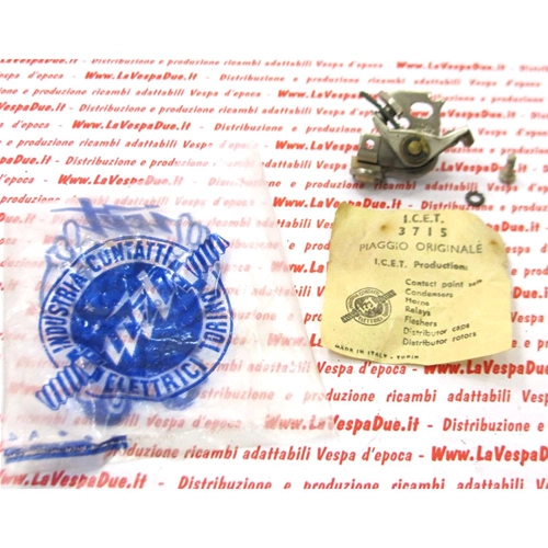 Contacts de disjoncteur ICET d'origine, anciens stocks, pour PIAGGIO 50 CIAO BOXER GRILLO BRAVO SI de 1967 à 1989 ro 103133