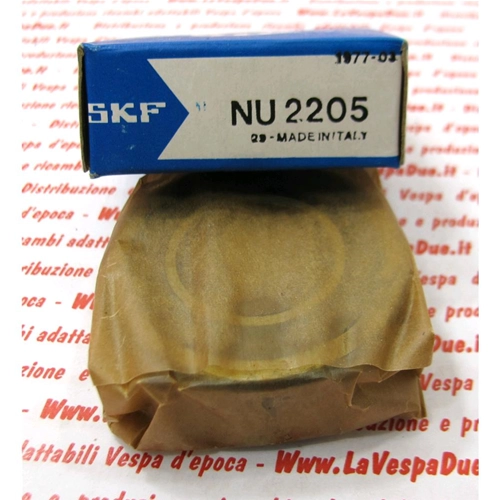 Roulement à rouleaux de vilebrequin SKF NU 2205 25x52x18, standard, pour APE MP 501 P 601