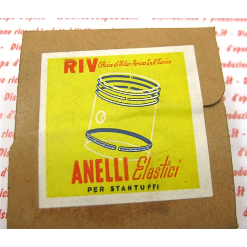 1PZ Anello fascia Anelli fasce elastiche segmenti originali RIV pistone mm 54,6 x 2,5 per VESPA fondo di magazzino - 1 fascia