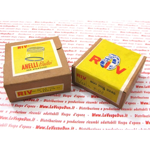 1PZ Anello fascia Anelli fasce elastiche segmenti originali RIV pistone mm 54,6 x 2,5 per VESPA fondo di magazzino - 1 fascia