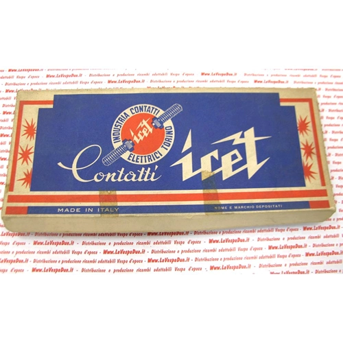 Contacts de disjoncteur ICET d'origine, ancien stock, pour moteur VESPA PIAGGIO MOSCONE FB de 1953 ro 3705 179/180