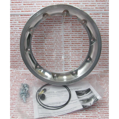 PINASCO 25472000 2.10 X 10 tubeless aluminum rim, aluminum color, detachable for VESPA 50 125 150 200 SPECIAL PRIMAVERAS ET3 ELESTART PX PE SPRINT T5 etc...