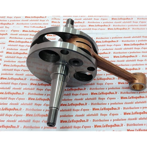 Vilebrequin complet fabriqué en Italie pour Vespa 125 VNA1 VNA2T, bielle 105, course 57, type d'origine italienne.