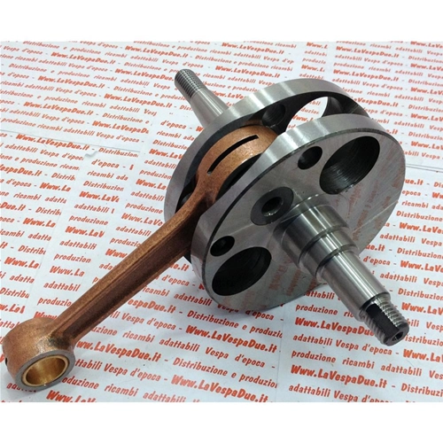 Vilebrequin complet fabriqué en Italie pour Vespa 125 VNA1 VNA2T, bielle 105, course 57, type d'origine italienne.