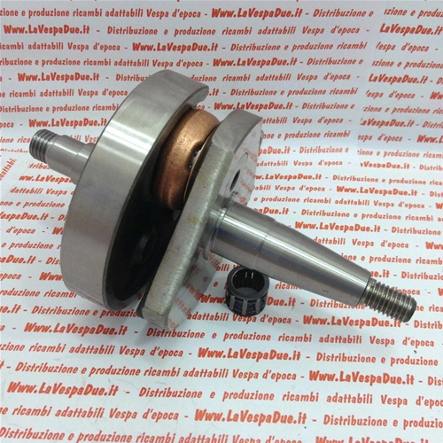 Albero motore completo made italy per VESPA 50 N L R SPECIAL PK 50 S prima serie cono piccolo tipo originale