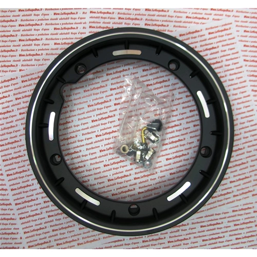 Schwarze Tubeless-Felge, Sportmodell, für VESPA 50 125 150 200 SPECIAL PRIMAVERAS ET3 ELESTART PX PE SPRINT T5 etc....