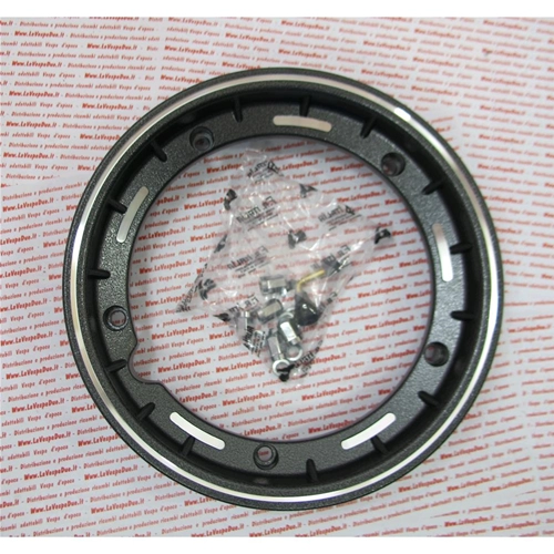 Black and silver tubeless rim, sport model, for VESPA 50 125 150 200 SPECIAL PRIMAVERAS ET3 ELESTART PX PE SPRINT T5 etc....
