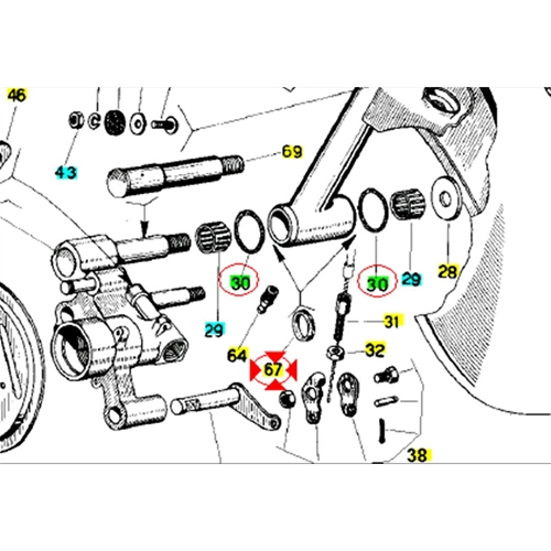 Joint d'étanchéité de moyeu de roue avant pour VESPA 50 90 125 NLR SPECIAL ET3 PK XL AUTOMATICA PK PLURIMATIC APE TM DIESEL MP 601 Classic Calessino ro 150579